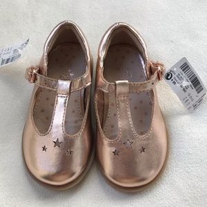 NWT NEXT Rose Gold Mary Jane Sandals